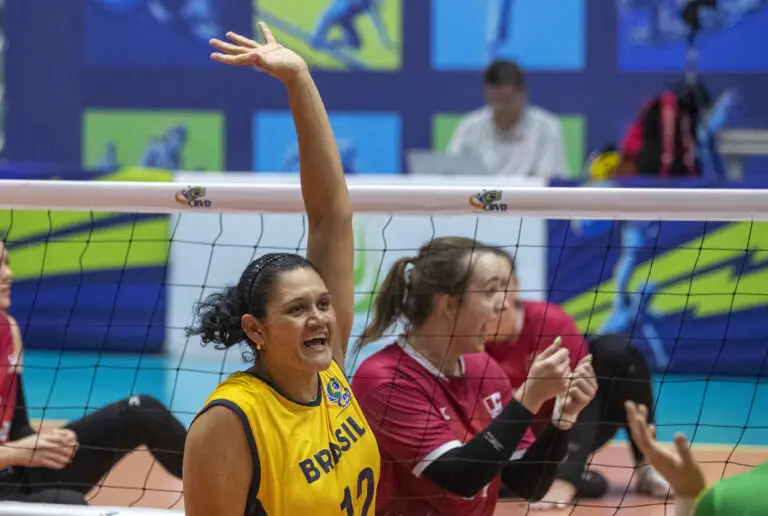 Laiana Batista em competição